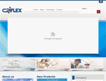 Tablet Screenshot of en.griflex.ma